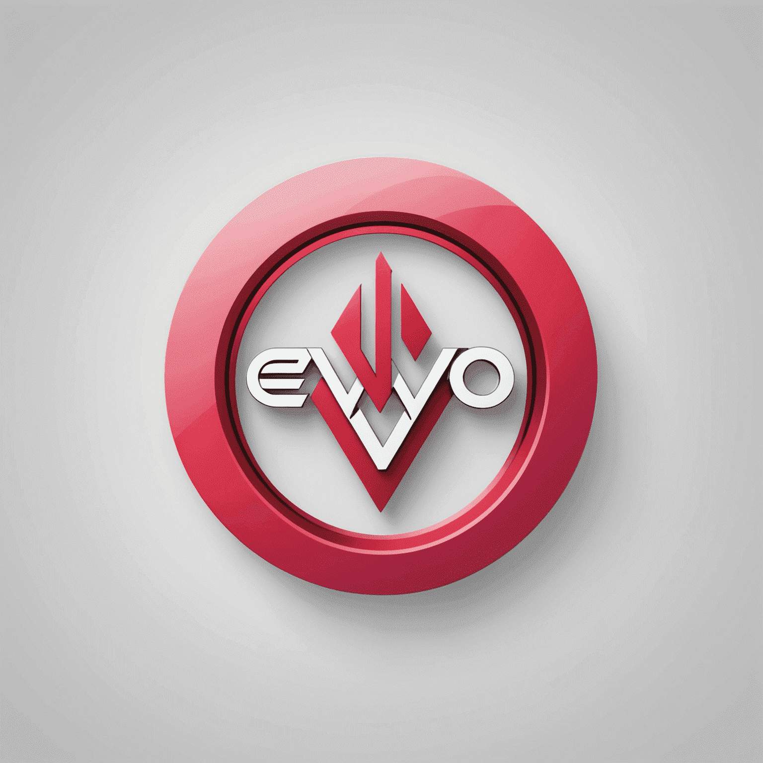 Evivvo logo - A modern, sleek design incorporating red and pink elements, symbolizing hospitality and technology