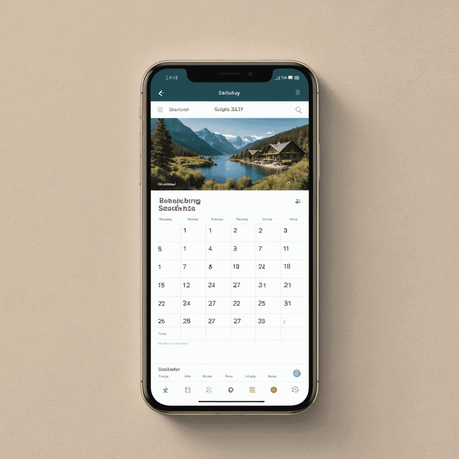 A modern interface showing a calendar with room bookings, availability, and a drag-and-drop feature for easy management